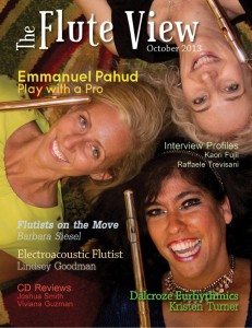 The Flute View Cover - October 2013 Issue