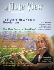 The Flute View Cover - January 2015 Issue