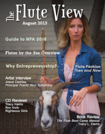 The Flute View Cover - August 2015 Issue