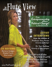 The Flute View Cover - May 2016 Issue