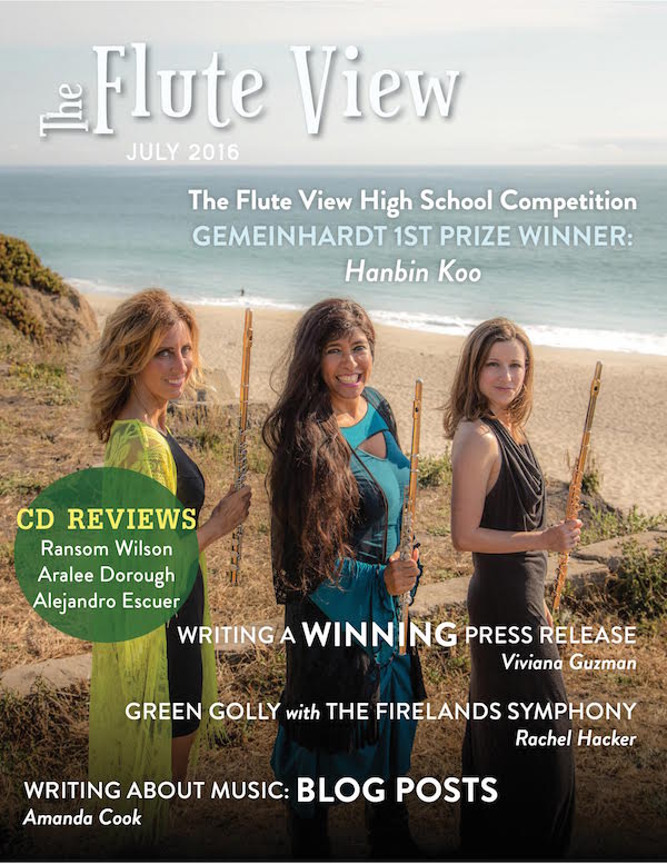 The Flute View Cover - July 2016 Issue