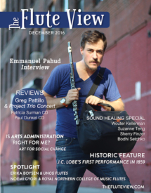 The Flute View Cover - December 2016 Issue