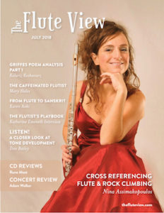 The Flute View Cover - July 2018 Issue